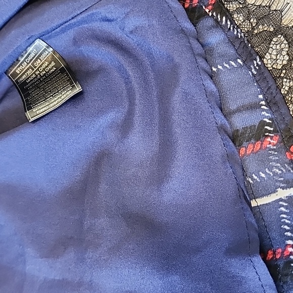 Cupcakes & Cashmere Ivan Painted Plaid Wrap Dress sz S - Picture 14 of 16